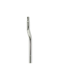 Steel Seatpost Pilar Snake 27.2 x 400mm Chrome.